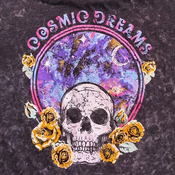 No Boundaries Black Cosmic Dreams Tee - Picture 2 of 10